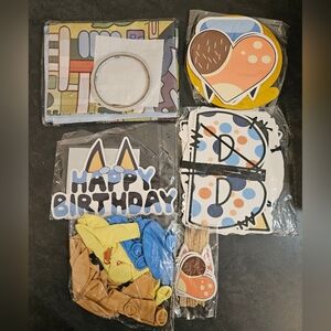 .NIB Blue Birthday decorations